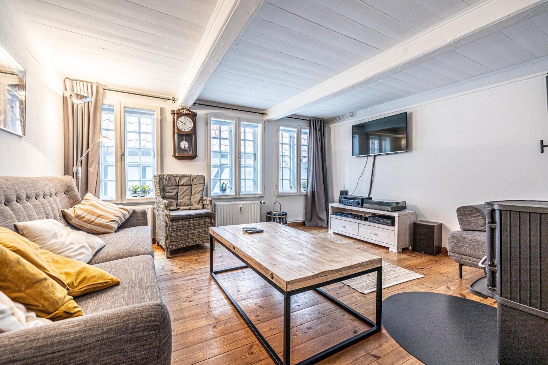 Fewo1846 - Kaete-Lassen-Huus - Uriges Haeuschen Auf 3 Ebenen Mit Dachterrasse Am Hafen Flensburg Exteriör bild
