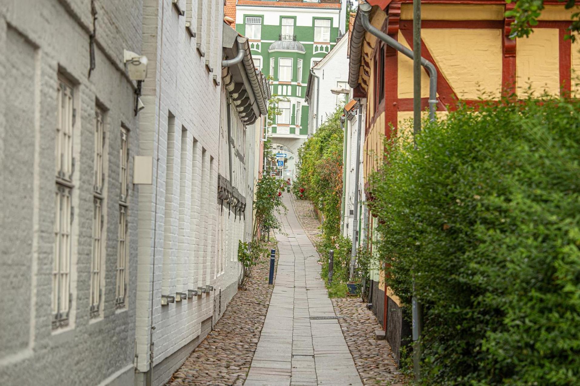 Fewo1846 - Kaete-Lassen-Huus - Uriges Haeuschen Auf 3 Ebenen Mit Dachterrasse Am Hafen Flensburg Exteriör bild