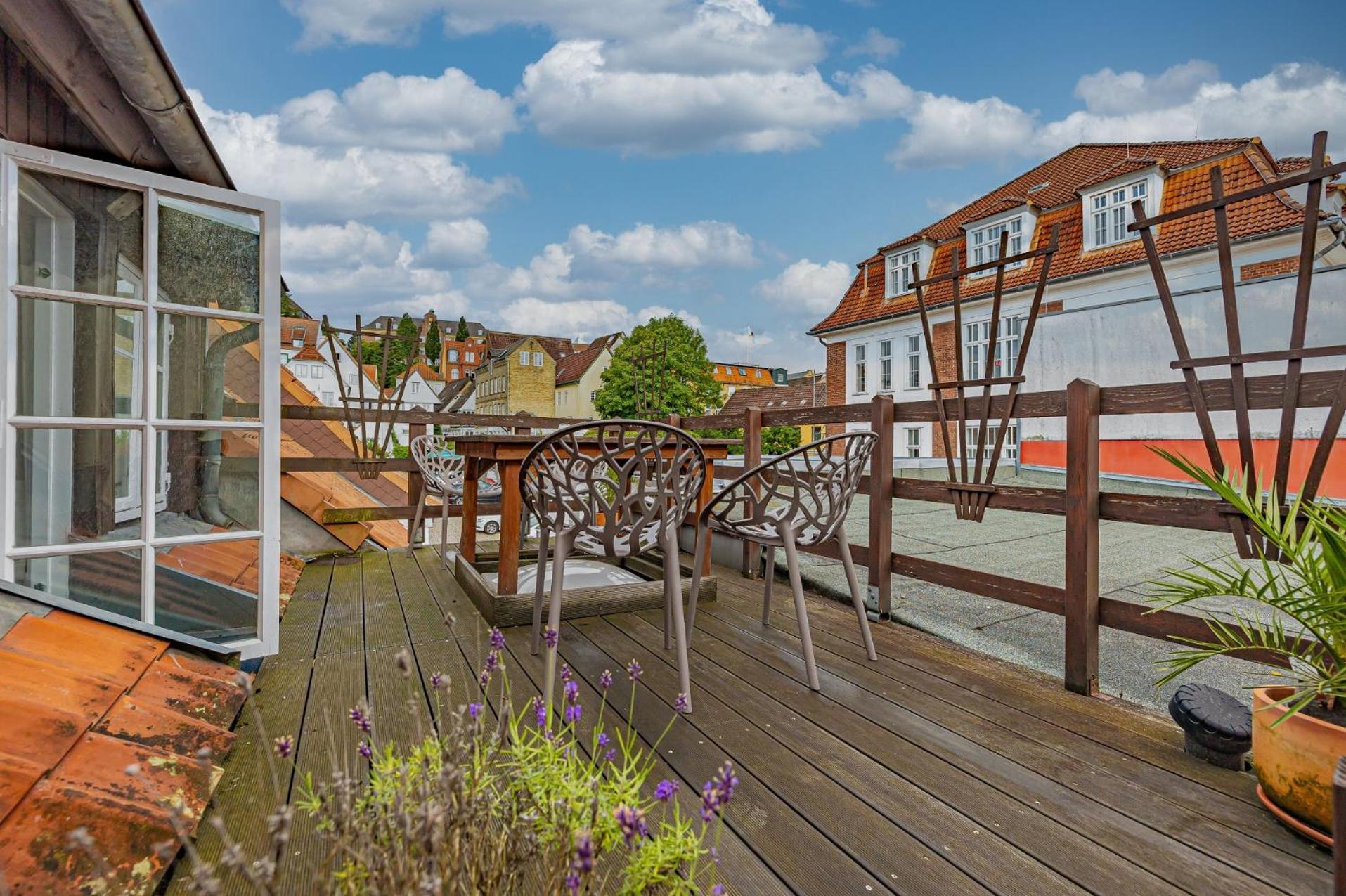 Fewo1846 - Kaete-Lassen-Huus - Uriges Haeuschen Auf 3 Ebenen Mit Dachterrasse Am Hafen Flensburg Exteriör bild