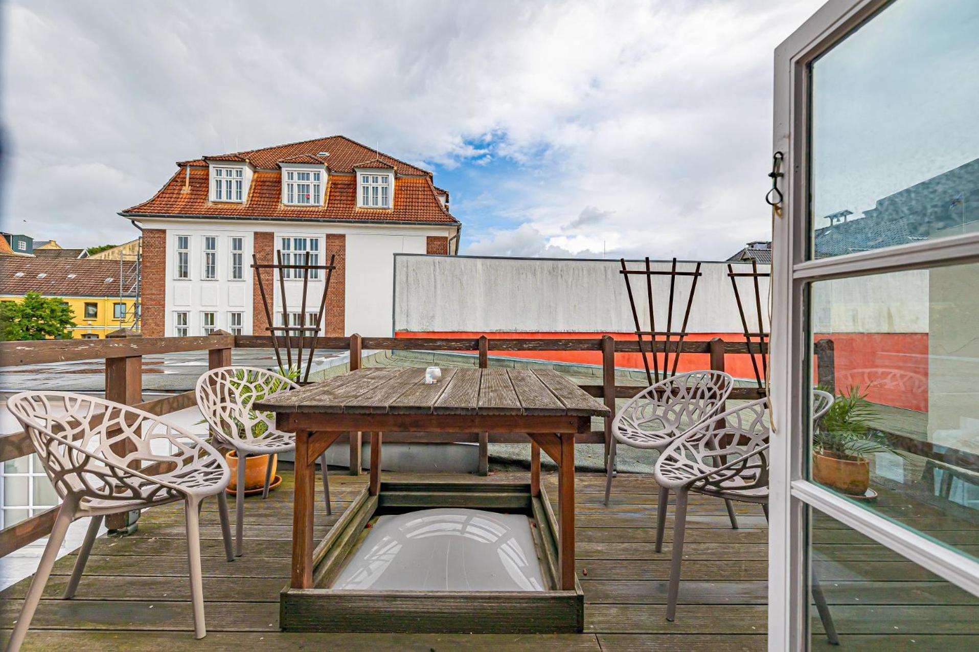 Fewo1846 - Kaete-Lassen-Huus - Uriges Haeuschen Auf 3 Ebenen Mit Dachterrasse Am Hafen Flensburg Exteriör bild